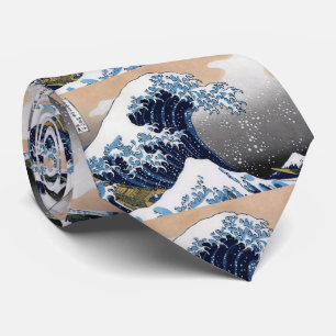 Hokusai , The Great Wave off Kanagawa Tie