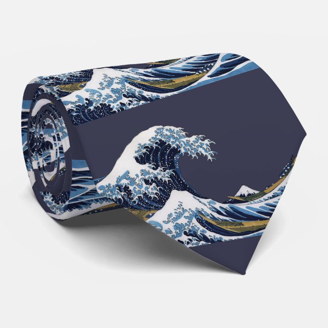 Hokusai , The Great Wave off Kanagawa Tie (Rolled)