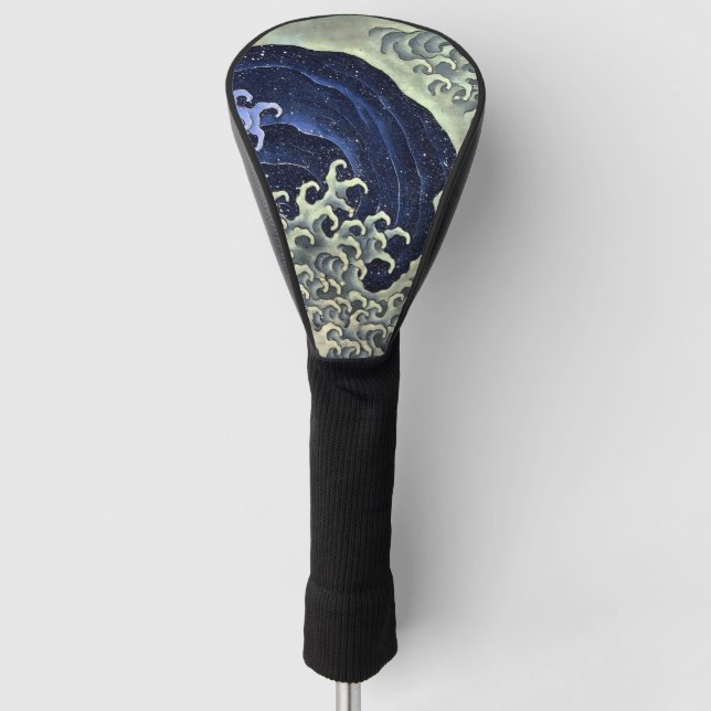 Hokusai Wave 1 Golf Head Cover (Front)