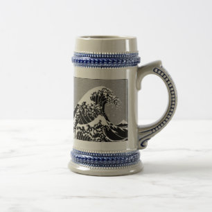HOKUSAI WAVE BEER STEIN