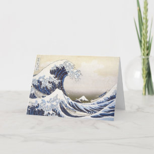 Hokusai's Great Wave Card