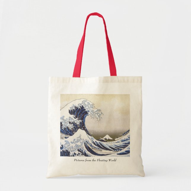 Hokusai's Great Wave Tote Bag (Front)