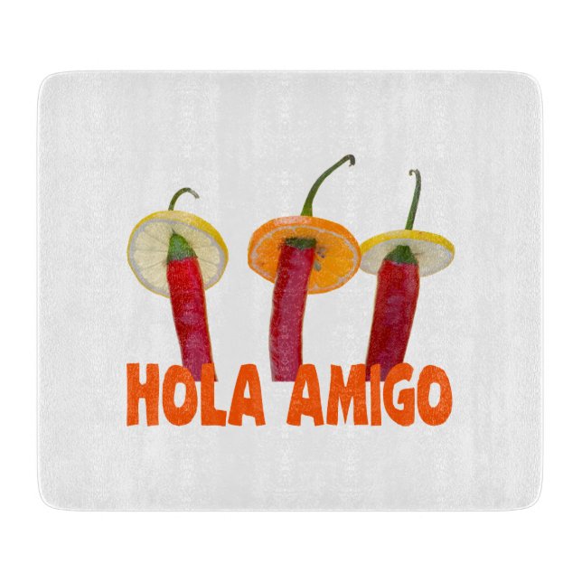 Hola Amigo Cutting Board (Front)