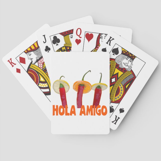 Hola Amigo Playing Cards (Back)