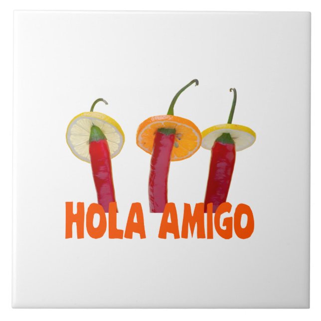 Hola Amigo Tile (Front)