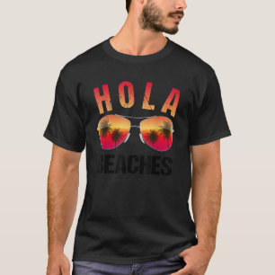 Hola Beache Tank Top Funny Beach Vacation Summer
