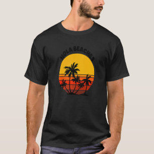 Hola Beaches Summer Holiday Cruise Vacation Palm T T-Shirt