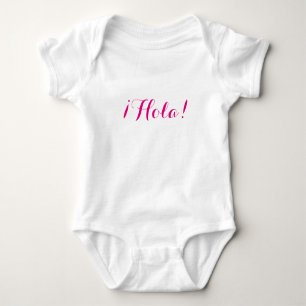 Hola - gift for baby - Customise Baby Bodysuit