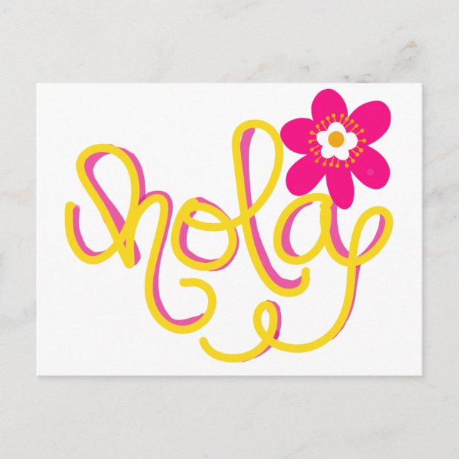 Hola Postcard (Front)
