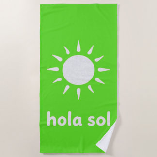 Hola Sol Beach Towel