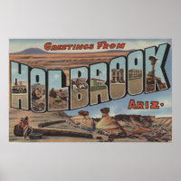Holbrook, Arizona - Large Letter Scenes