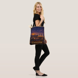 Holbrook Arizona Twilight Centennial Journey Tote Bag