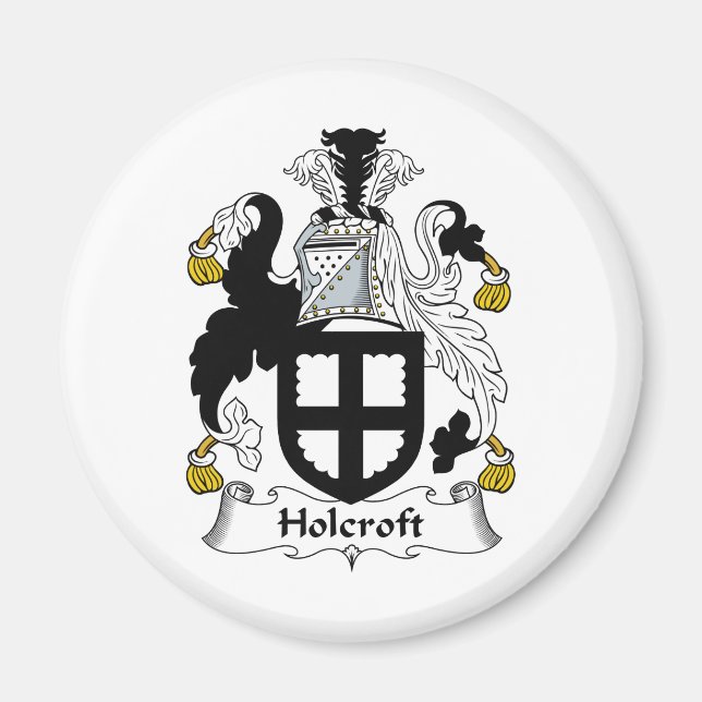 Holcroft Family Crest Magnet (Front)