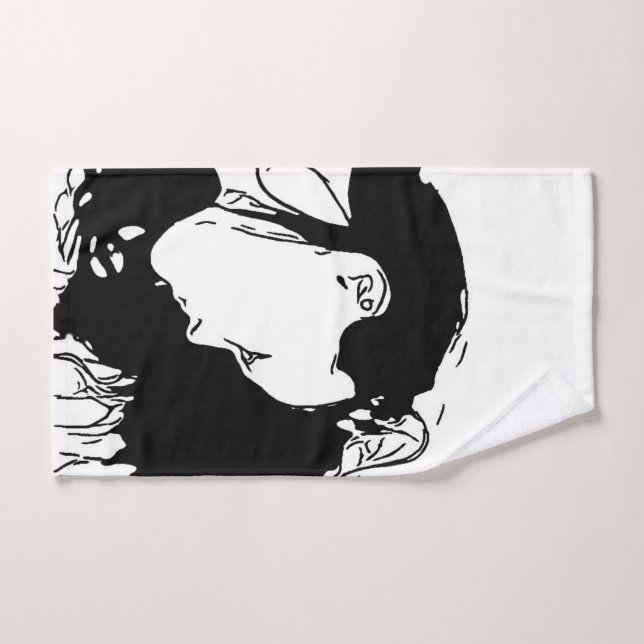 Hold Her Hair Back Hand Towel (Hand Towel)