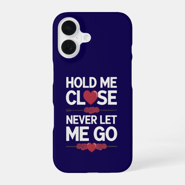 Hold Me Close iPhone Case (Back)