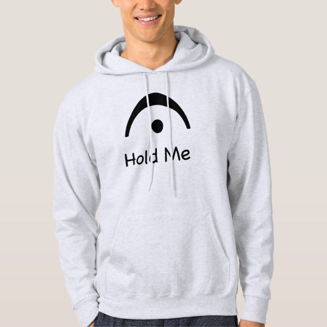 Hold Me Fermata Music Humour Musician  Hoodie (Front)