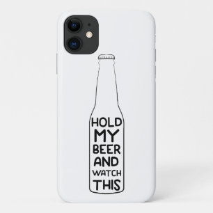 Hold My Beer And Watch This Funny Drinking Gift Case-Mate iPhone Case