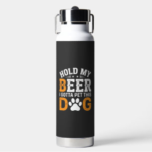Hold My Beer Dog Lover Water Bottle