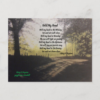HOLD MY HAND POSTCARD