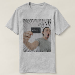Hold On It’s My Turn! – Comic Expression Design T-Shirt