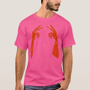 Hold Onto Each Other Terracotta and Gossamer Hands T-Shirt