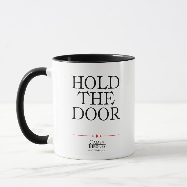 Hold The Door Mug (Left)