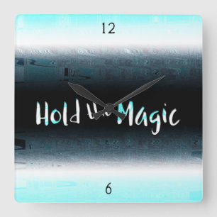 Hold the Magic Square Wall Clock