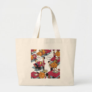 Hold The Onions Please Funny Foodies Large Tote Bag