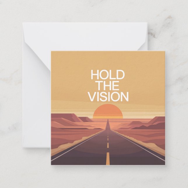 Hold The Vision Card (Front)