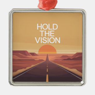 Hold The Vision Metal Tree Decoration