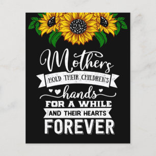 Hold their hearts forever, Mum Birthday Gift Idea Flyer