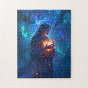 Hold your heart forever, I miss you  Jigsaw Puzzle