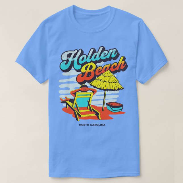 Holden Beach NC Relaxation T-Shirt (Design Front)