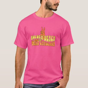 Holden Beach, NC Summertime Vacationing Groovy Sen T-Shirt