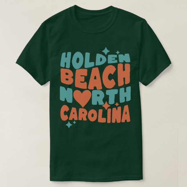 Holden Beach North olina Love T-Shirt (Design Front)