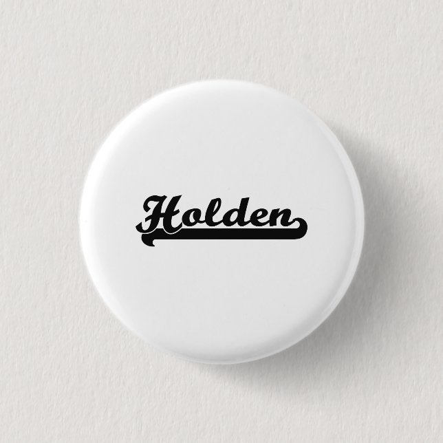 Holden Classic Retro Name Design 3 Cm Round Badge (Front)