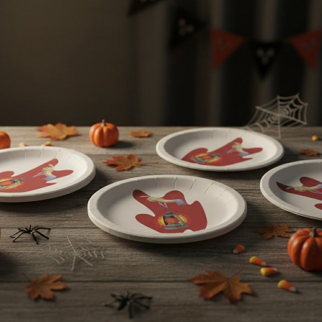 Holding A Lantern Paper Plate (Creator Uploaded)