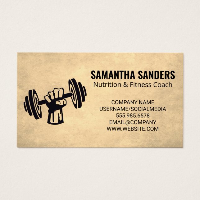 Holding Dumbbell Weight | Fitness (Front)