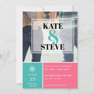 Holding Hand Wedding Invitation