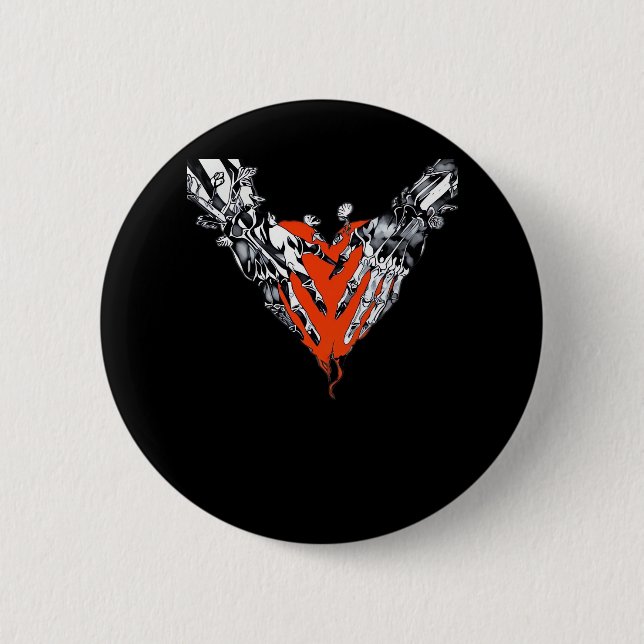 Holding Heart Classic 6 Cm Round Badge (Front)