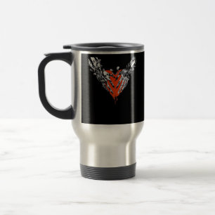 Holding Heart Classic Design Travel Mug