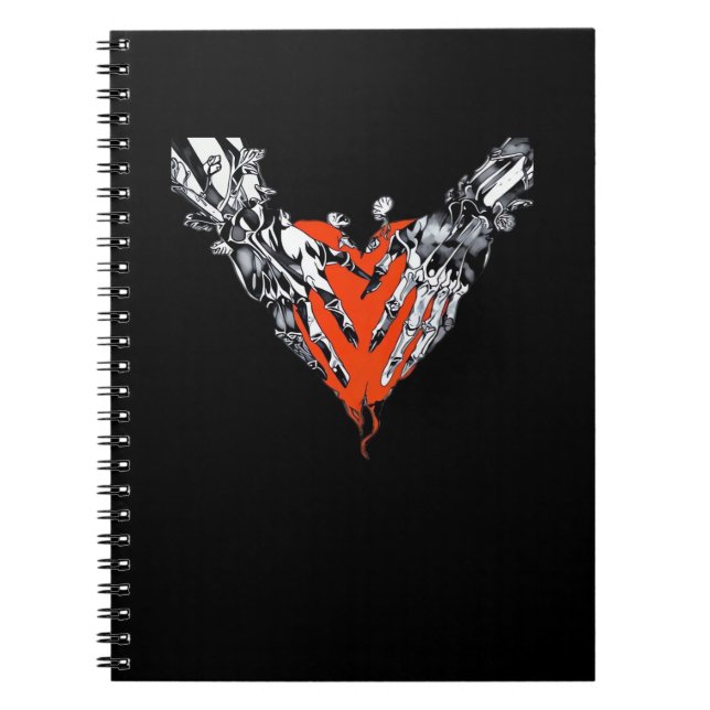 Holding Heart Classic Notebook (Front)