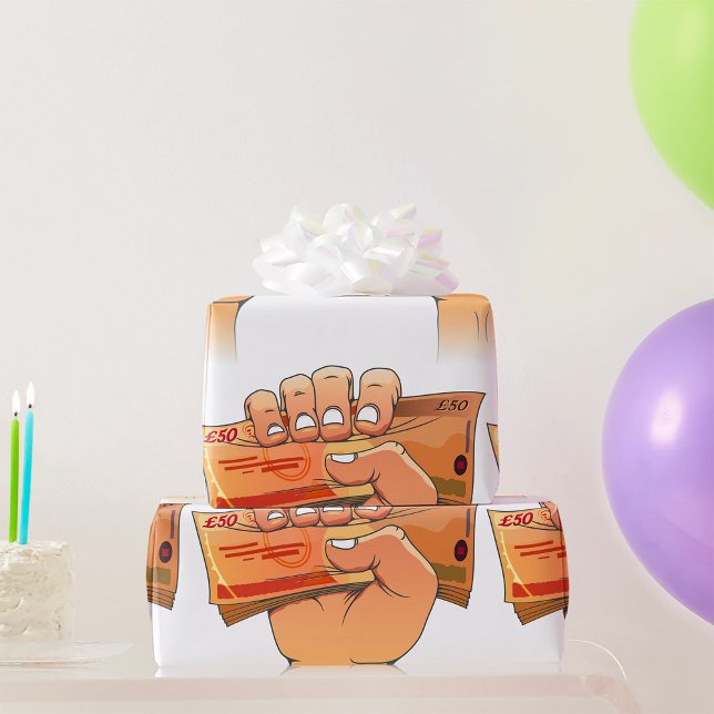 Holding Money Wrapping Paper (Creator Uploaded)