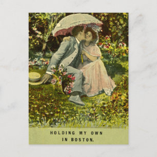 Holding My Own in Boston Postcard
