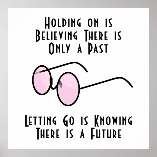 Holding on is Believing There is Only a Past Poster (Front)