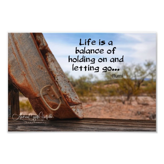 Holding On Photo Print (Front)