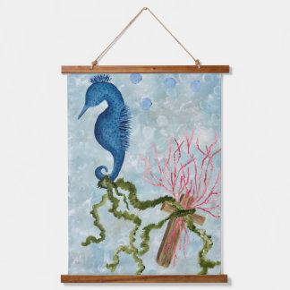 Holding onto the cross  hanging tapestry