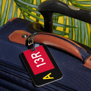 Holding Point Sign A13R Luggage Tag