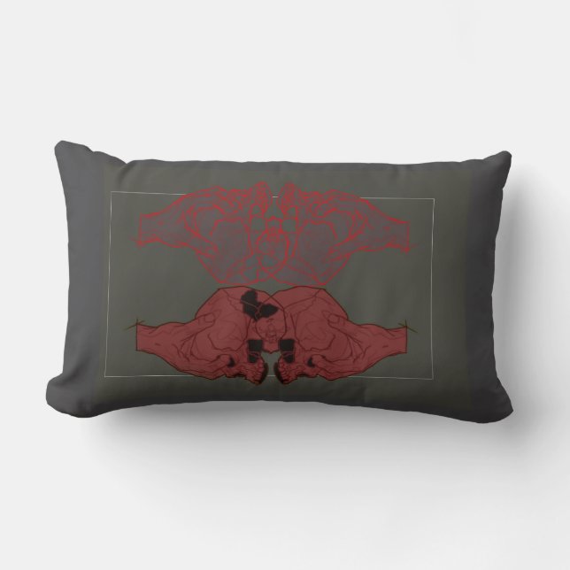 holding skulls  lumbar cushion (Front)