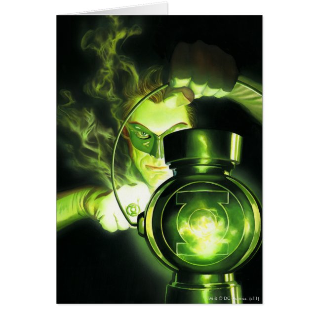 Holding the Green Lantern (Front)